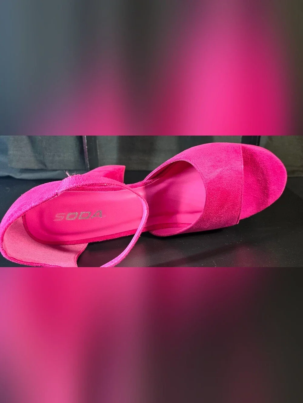 SODA “Talisa” Hot Pink Platform Heels – Women’s Size 10 – New in Box